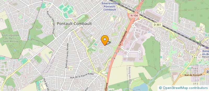 localisation de l'entreprise PROVENTE à PONTAULT-COMBAULT