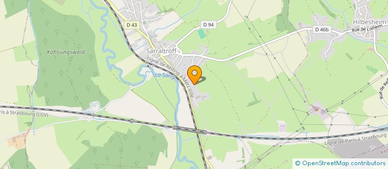 localisation de l'entreprise PROVENTO ENERGIES RENOUVELABLES à SARRALTROFF