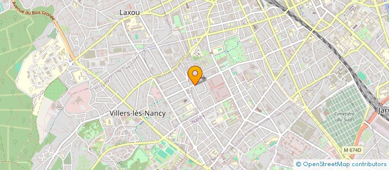 localisation de l'entreprise PROVENZANO ROMAIN  NANCY