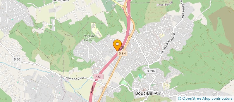 localisation de l'entreprise PROVER  BOUC-BEL-AIR