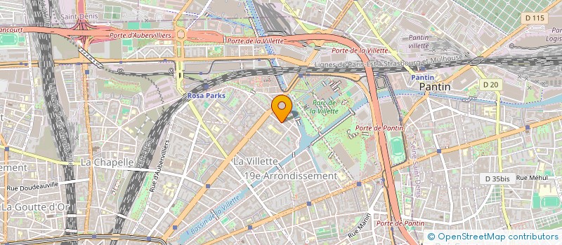 localisation de l'entreprise PROVERBE  PARIS