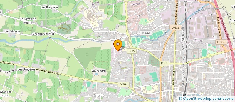 localisation de l'entreprise PROVEST  GLEIZE