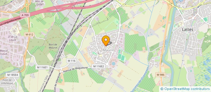 localisation de l'entreprise PROVESTA à LATTES