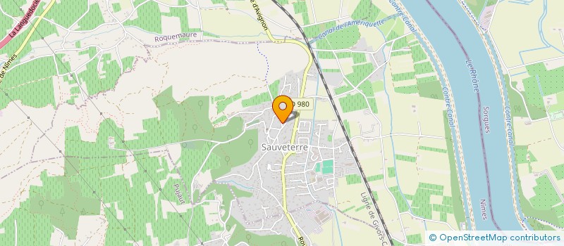 localisation de l'entreprise PROVEX à SAUVETERRE