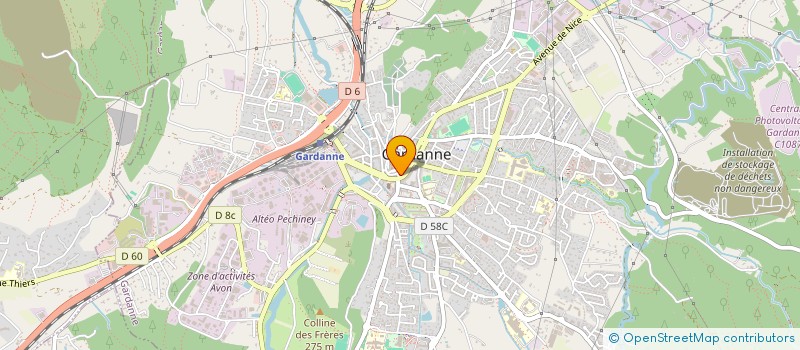 localisation de l'entreprise PROVEX SAS  GARDANNE