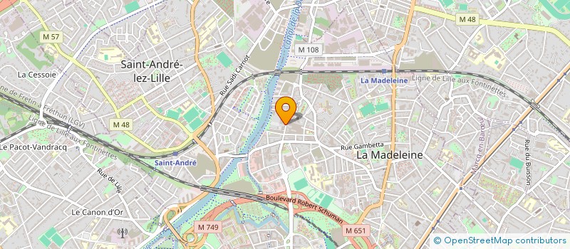 localisation de l'entreprise PROVEXIA à LA MADELEINE