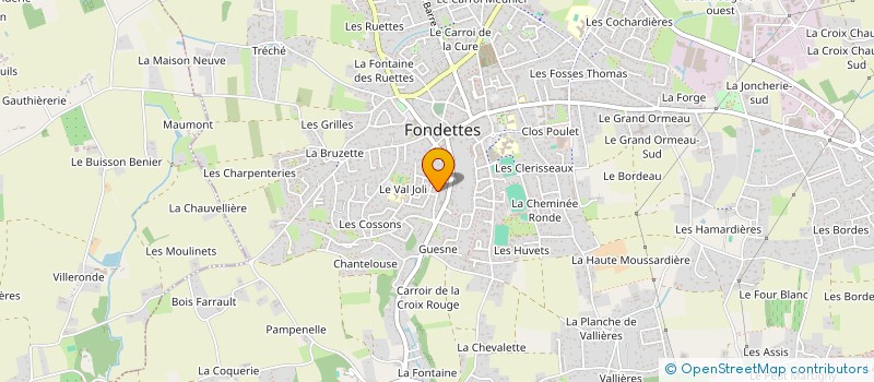 localisation de l'entreprise PROVEXIM à FONDETTES