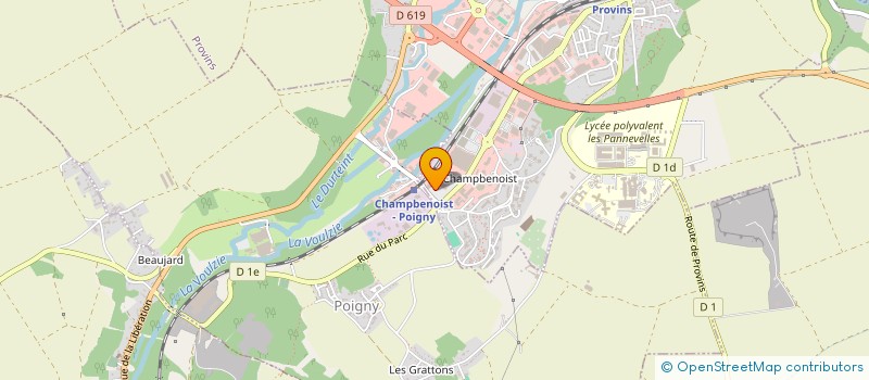 localisation de l'entreprise PROVI à PROVINS