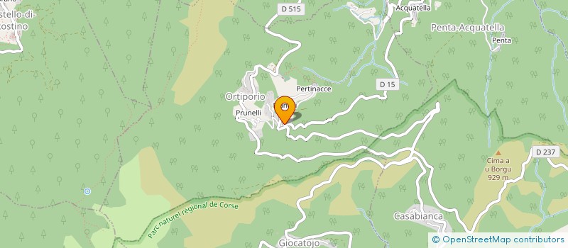 localisation de l'entreprise PROVI'DANSE  LUCCIANA