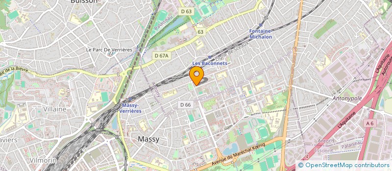 localisation de l'entreprise PROVIADIS à ANTONY