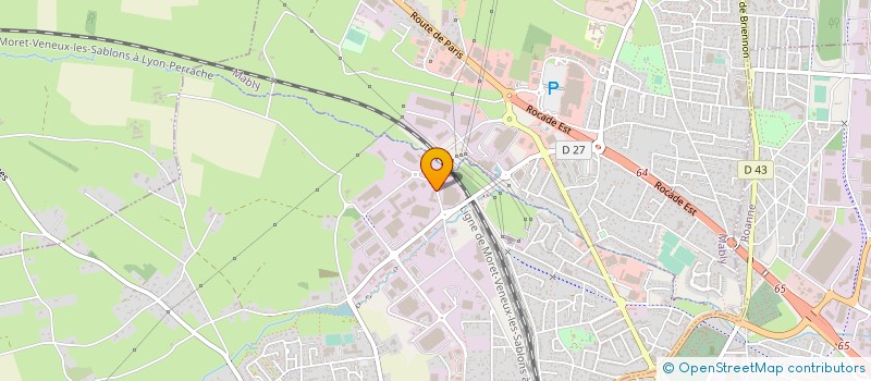 localisation de l'entreprise PROVIBAT MATERIAUX SA à RIORGES