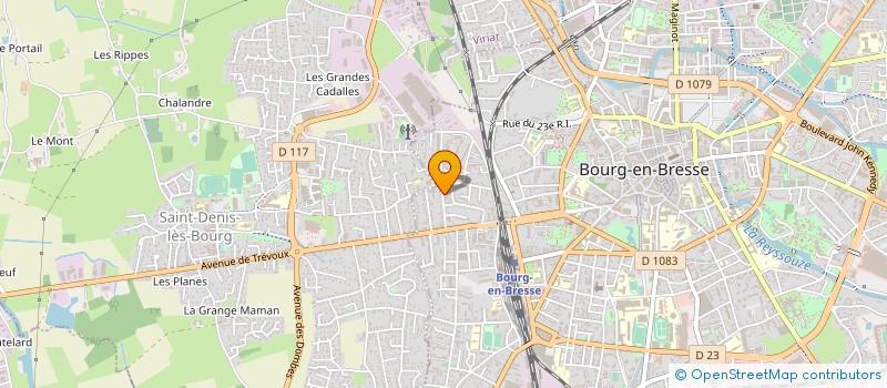 localisation de l'entreprise PROVIC DECOSTER à BOURG-EN-BRESSE