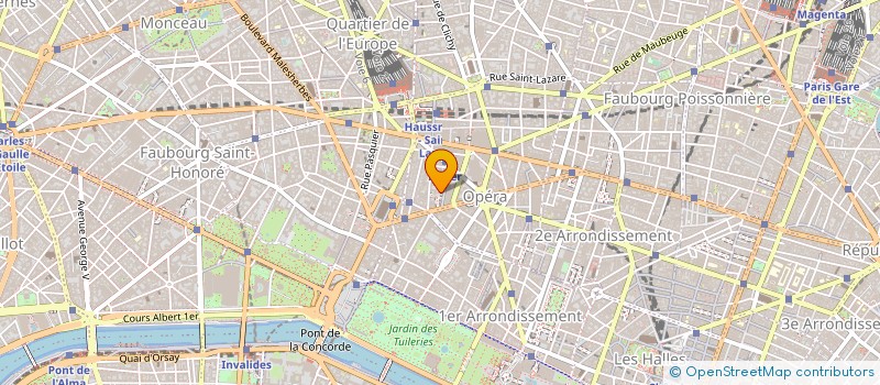localisation de l'entreprise PROVID'AIR à PARIS
