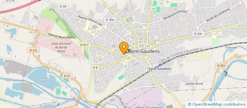 localisation de l'entreprise PROVID'ART à SAINT-GAUDENS