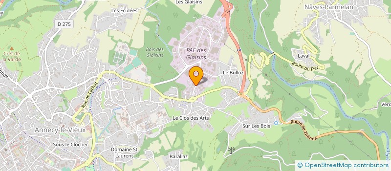 localisation de l'entreprise PROVIDE à ANNECY