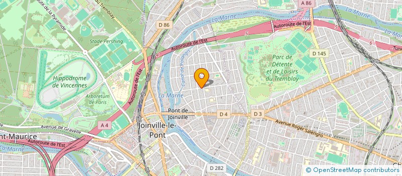 localisation de l'entreprise PROVIDE - HS  JOINVILLE-LE-PONT