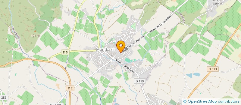 localisation de l'entreprise PROVIDENCE  MONTBAZIN