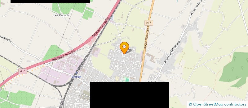 localisation de l'entreprise PROVIDENCE  LIVRON SUR DROME