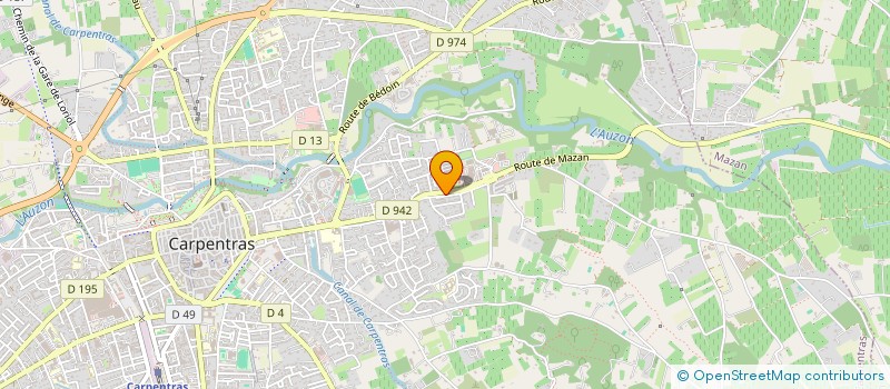 localisation de l'entreprise PROVIDENCE  CARPENTRAS