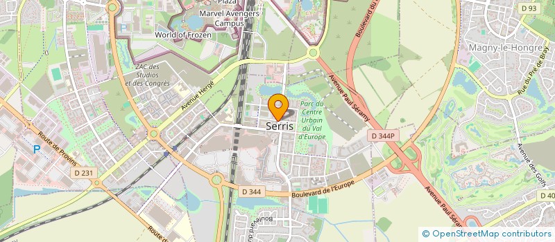 localisation de l'entreprise PROVIDENCE  SERRIS