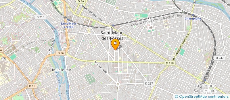 localisation de l'entreprise PROVIDENCE à SAINT-MAUR-DES-FOSSES