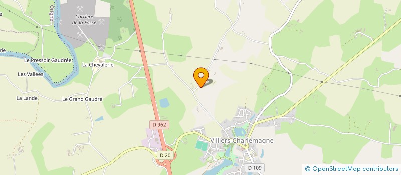 localisation de l'entreprise PROVIDENCE  VILLIERS-CHARLEMAGNE
