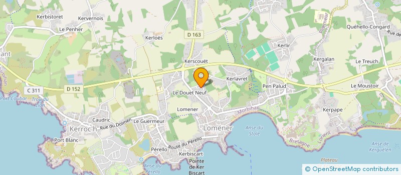 localisation de l'entreprise PROVIDENCE à PLOEMEUR