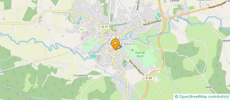 localisation de l'entreprise PROVIDENCE AGRO à SALIES-DE-BEARN