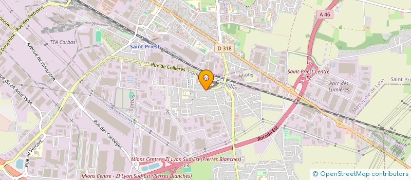 localisation de l'entreprise PROVIDENCE BREST  MIONS