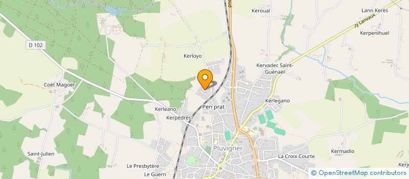 localisation de l'entreprise PROVIDENCE DECASOMA  PLUVIGNER