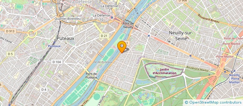 localisation de l'entreprise PROVIDENCE INVEST à NEUILLY-SUR-SEINE