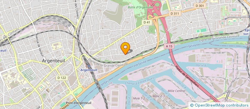 localisation de l'entreprise PROVIDENCE PROD  ARGENTEUIL