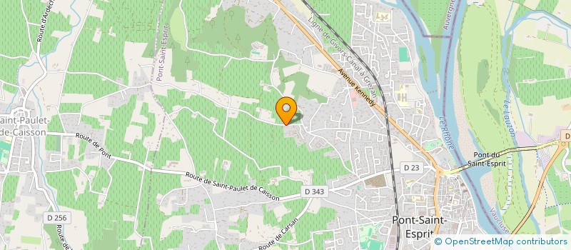 localisation de l'entreprise PROVIDENCE10 IMMO  PONT-SAINT-ESPRIT