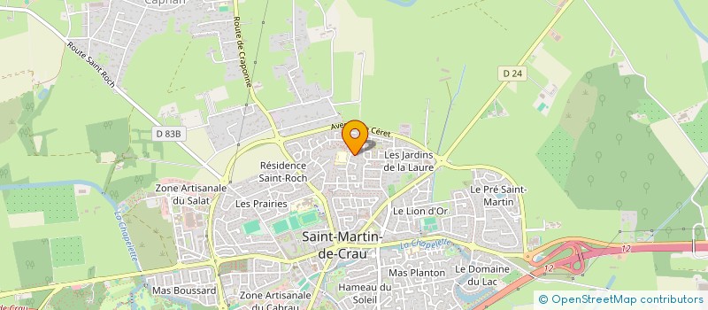 localisation de l'entreprise PROVIDENCES LOISIRS à SAINT-MARTIN-DE-CRAU