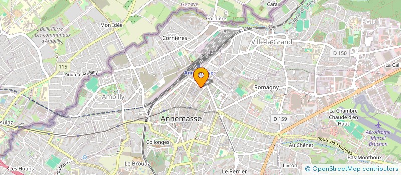 localisation de l'entreprise PROVIDENIYA à ANNEMASSE