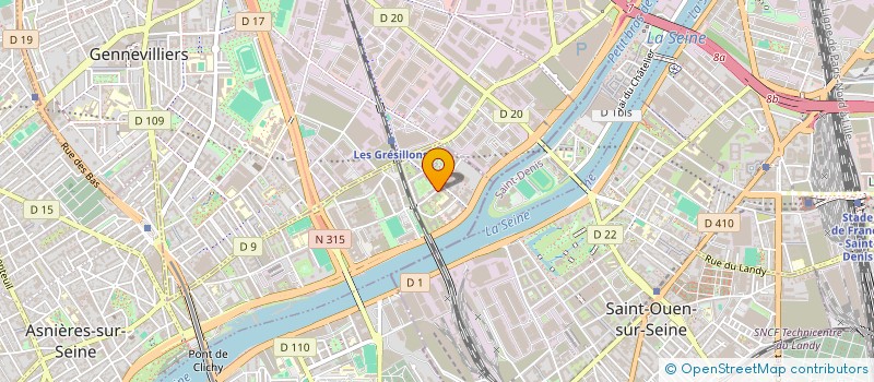 localisation de l'entreprise PROVIDERS & CO à ASNIERES-SUR-SEINE