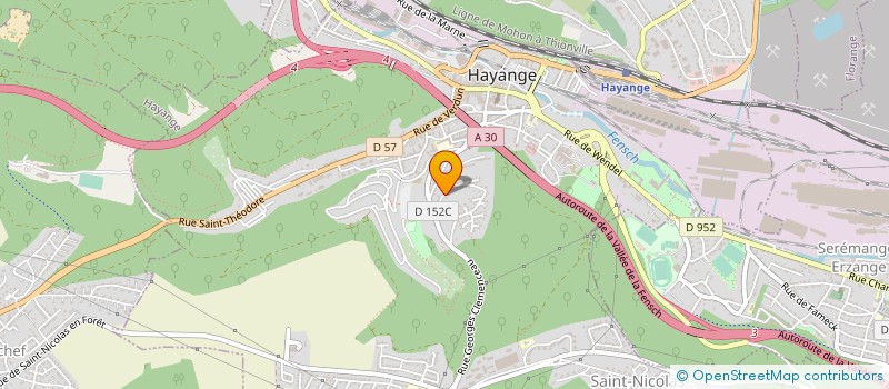 localisation de l'entreprise PROVIDIF à HAYANGE