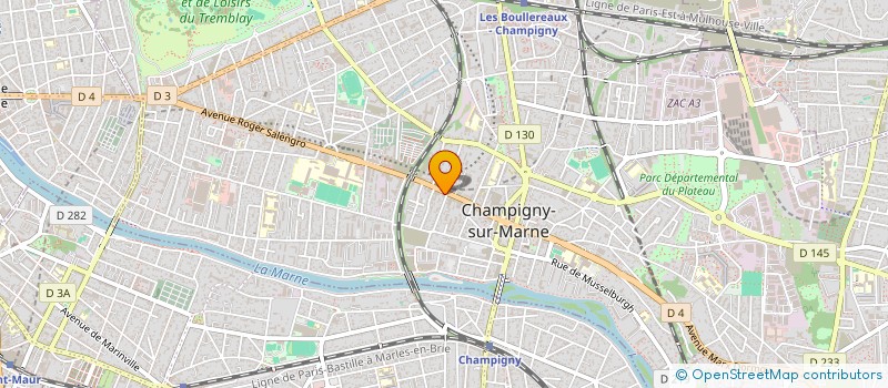 localisation de l'entreprise PROVIGILANCE SECURITE PRIVEE à CHAMPIGNY-SUR-MARNE