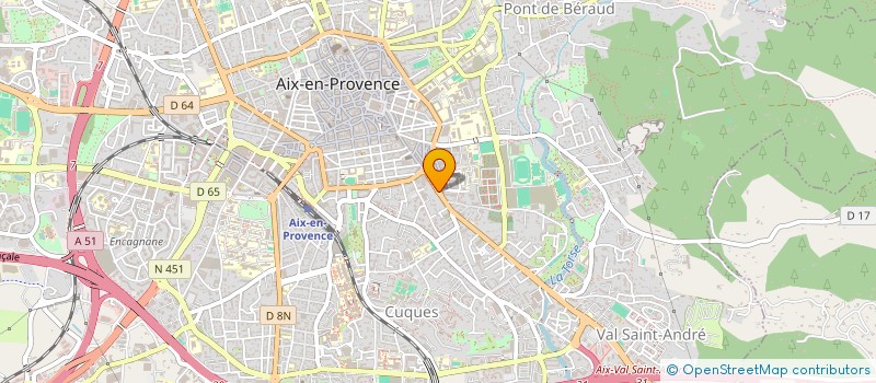localisation de l'entreprise PROVILLAS DIFFUSION à AIX-EN-PROVENCE
