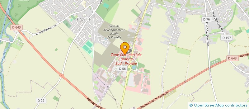 localisation de l'entreprise PROVILLE BAZAR à PROVILLE