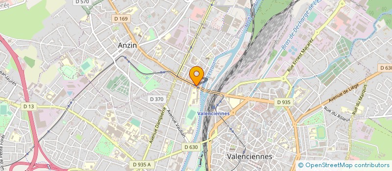 localisation de l'entreprise PROVILYS CONSULTING à VALENCIENNES