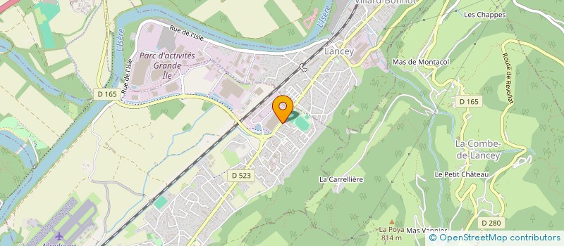 localisation de l'entreprise PROVINC'ALPES à LE VERSOUD