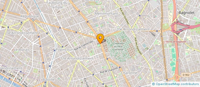 localisation de l'entreprise PROVINCE DE L'ASSOMPTION  PARIS