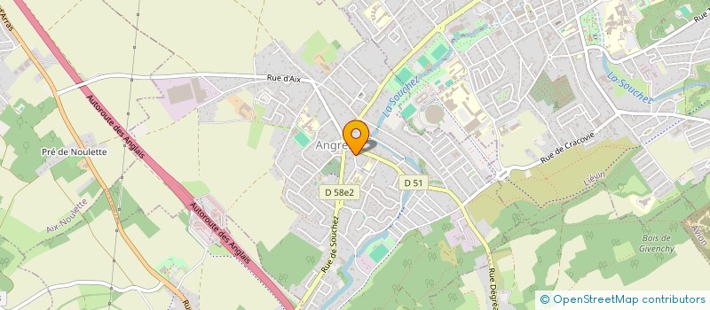 localisation de l'entreprise PROVINCIA à ANGRES