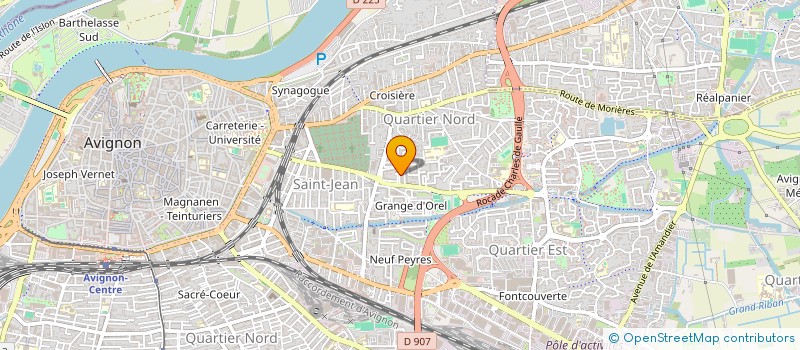 localisation de l'entreprise PROVINET  AVIGNON