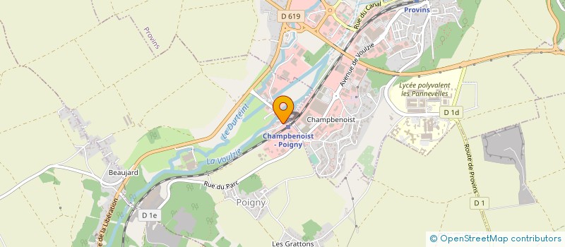 localisation de l'entreprise PROVINS LOCATION MATERIEL à PROVINS