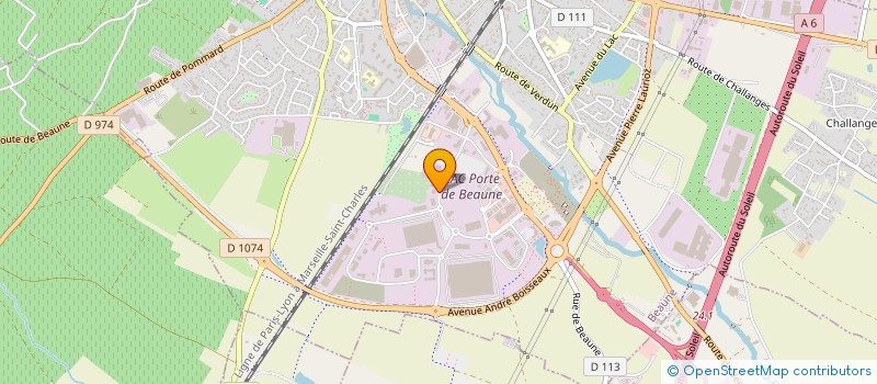 localisation de l'entreprise PROVINTUS à BEAUNE