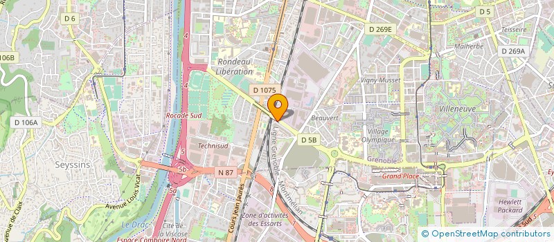 localisation de l'entreprise PROVIP NOUVELLE SOCIETE à GRENOBLE