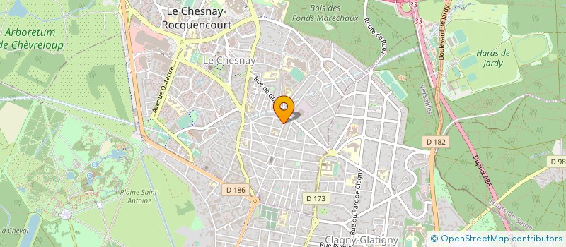 localisation de l'entreprise PROVIRIS CONSEILS  LE CHESNAY-ROCQUENCOURT