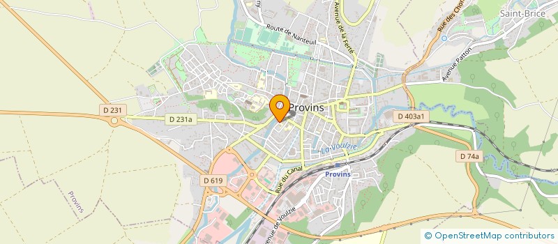 localisation de l'entreprise PROVISOFT à PROVINS